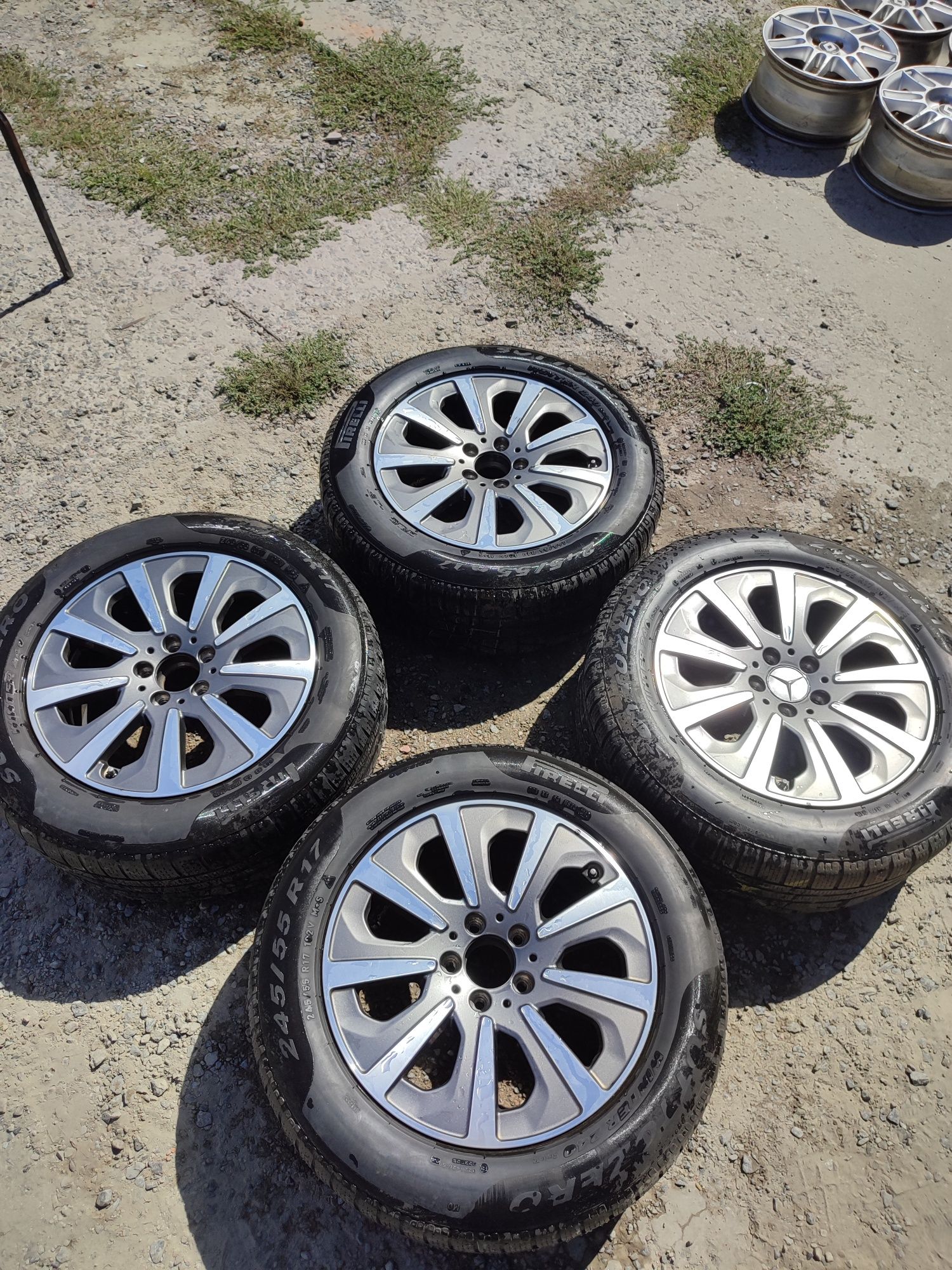 R17 5×112 Borbet 8j et41 Mercedes диски склад из Европы