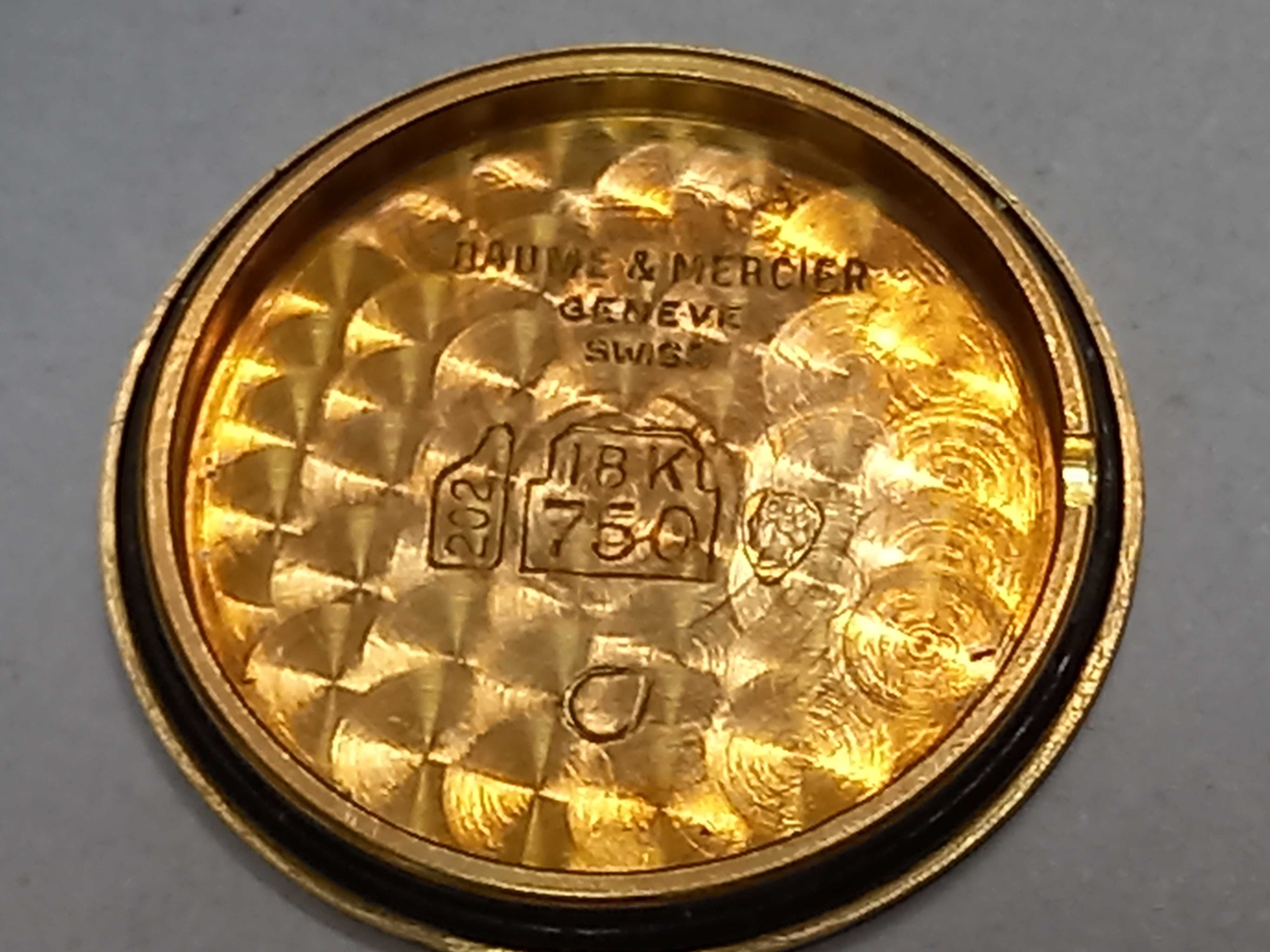 Damski zegarek z bransoletką, Baume & Mercier, złoto 18K