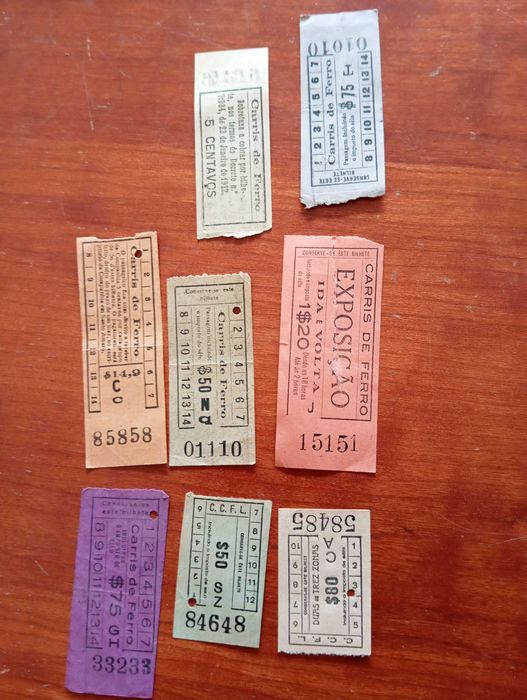 Grande colecção de bilhetes da Carris, CAPICUAS