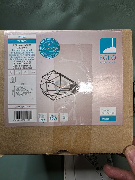 Lampa stołowa podłogowa stylowa loft vintage Eglo Tarbes