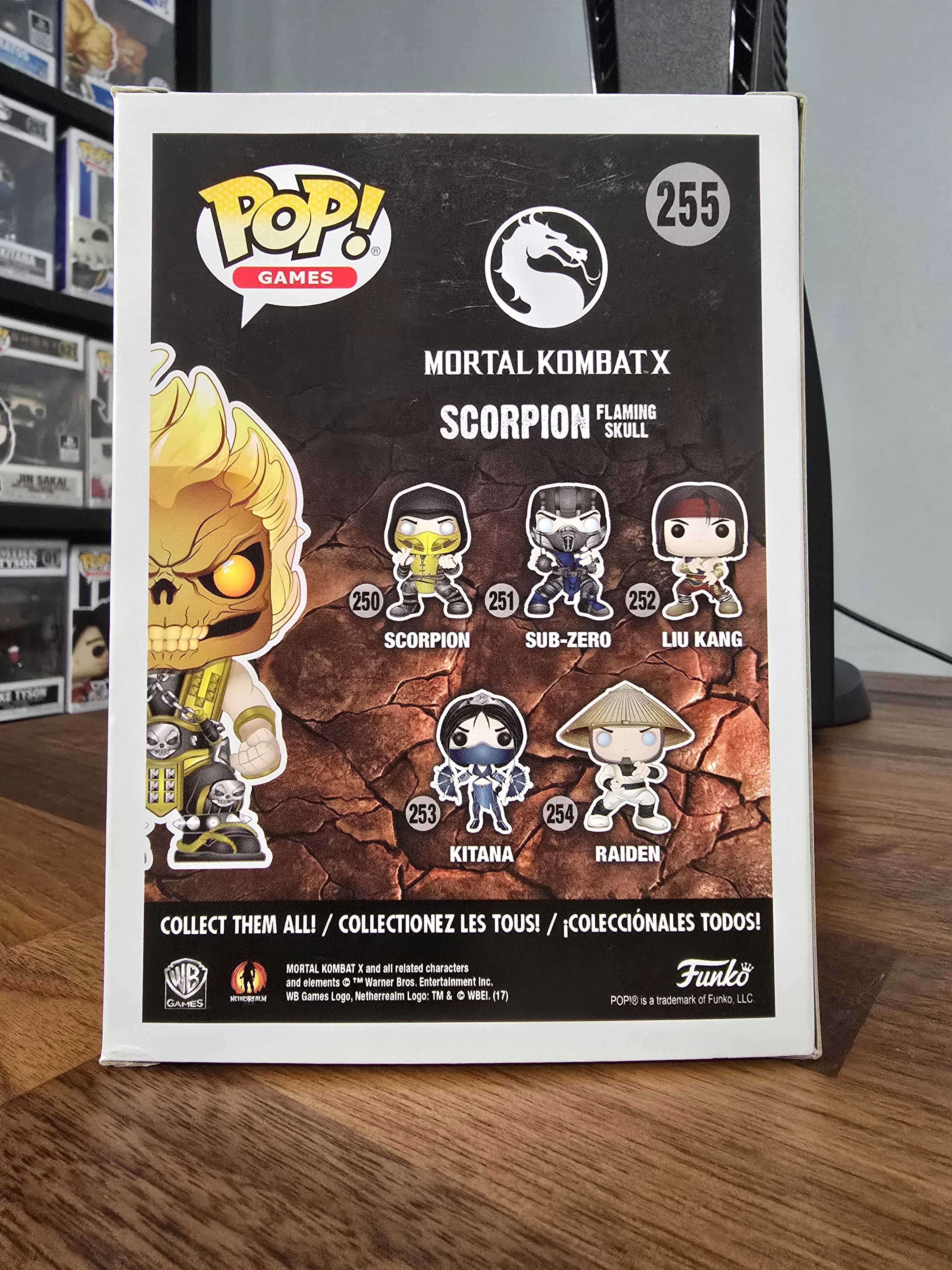 Funko Pop! Scorpion Flaming Skull #255