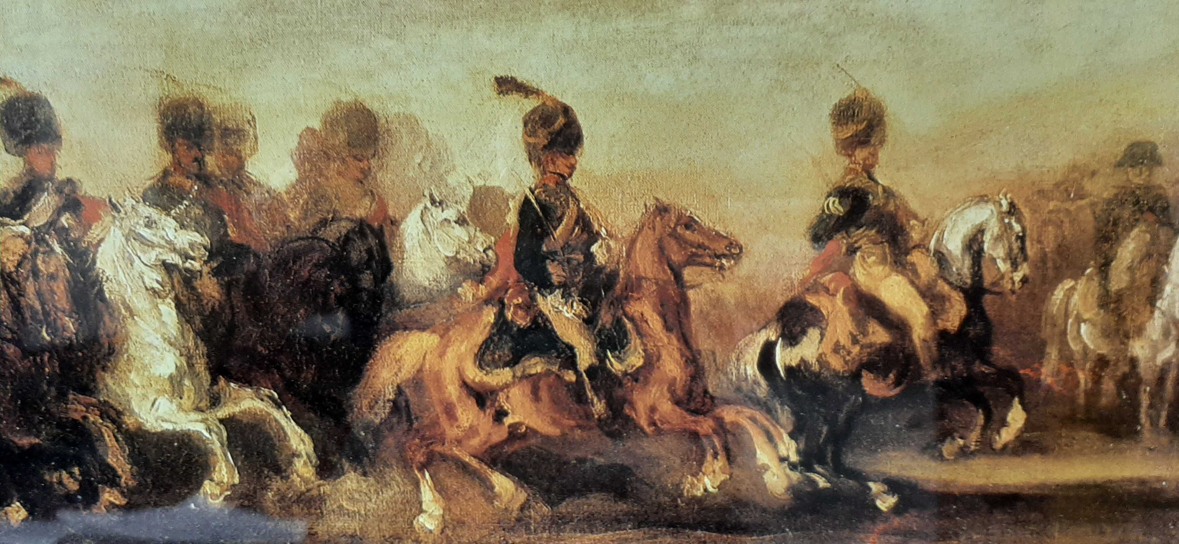Parada przed Napoleonem Michałkowski obraz