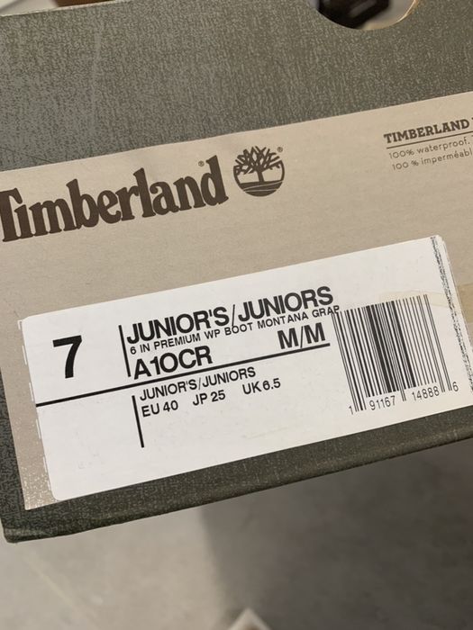Trapery Timberland rozm. 40 fioletowe