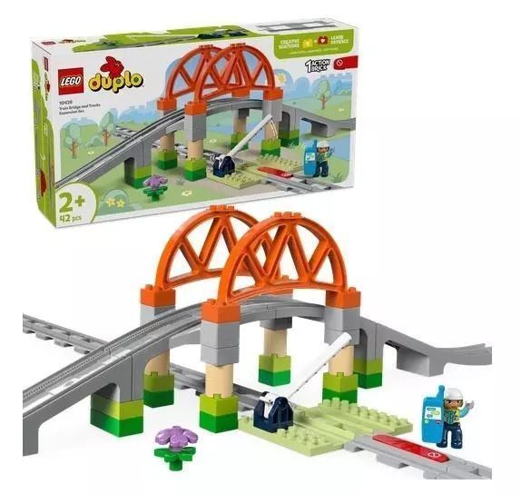 LEGO DUPLO® Most i tory kolejowe - zestaw rozszerzający 10426. LEGO