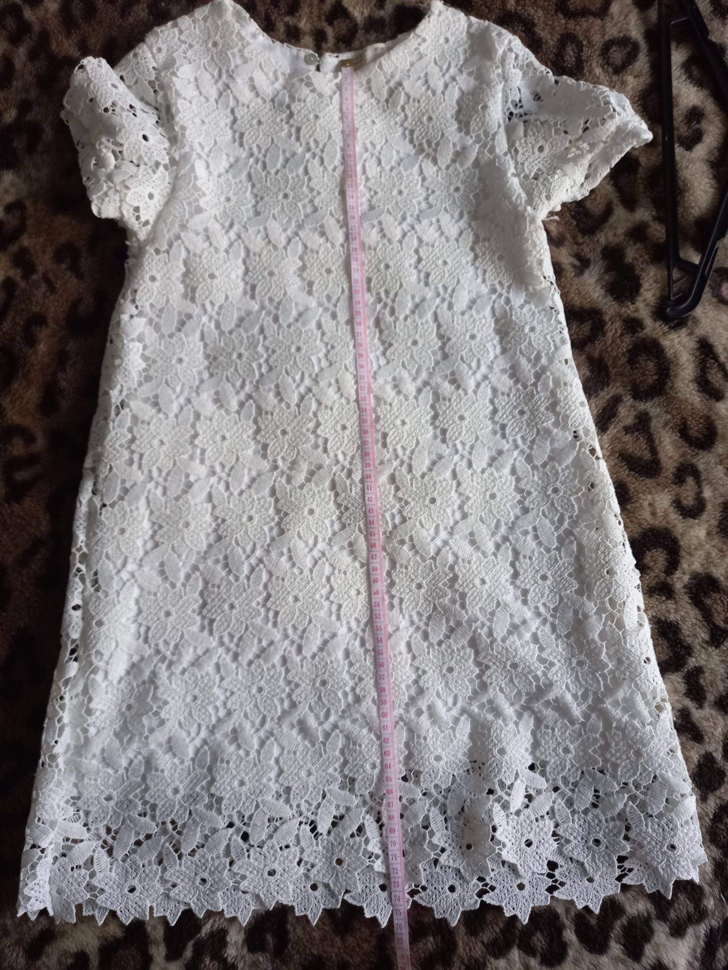 Нарядное ажурное платье для девочки 152см