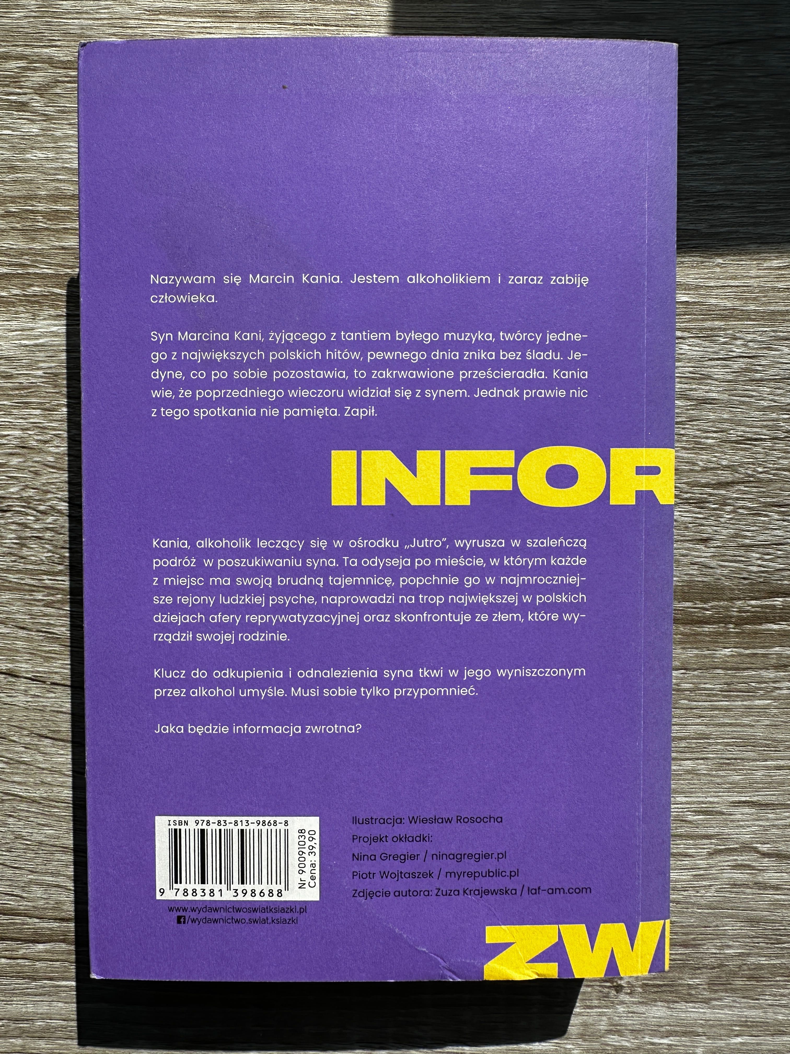 Informacja Zwrotna - Jakub Żulczyk