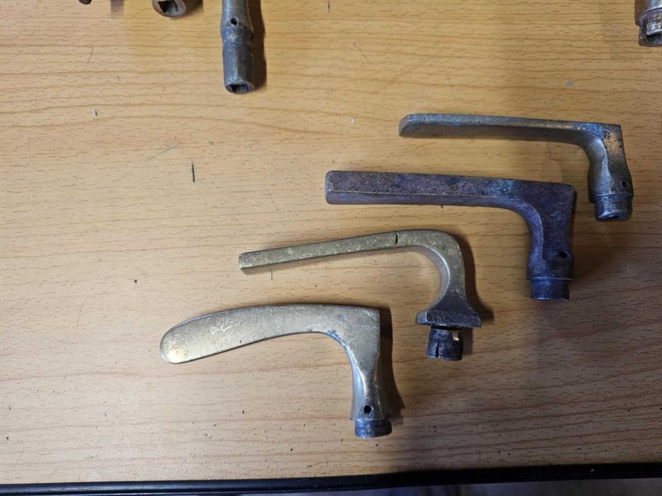 Stara mosiężna klamka,klamki do drzwi,cena za 1