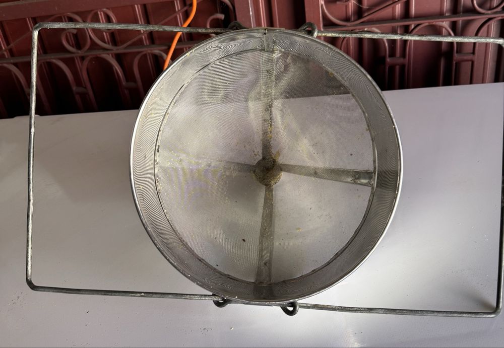 Filtro coador em inox conico mel apicultura