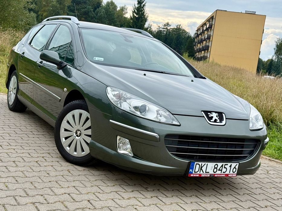 Peugeot 407 DVD Nawigacja Panorama Dach Opcja Premium Zamiana Doinwestowany Igła
