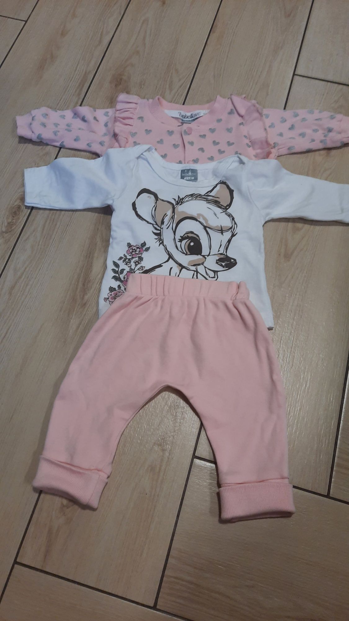 Komplet niemowlecy dziewczecy r56