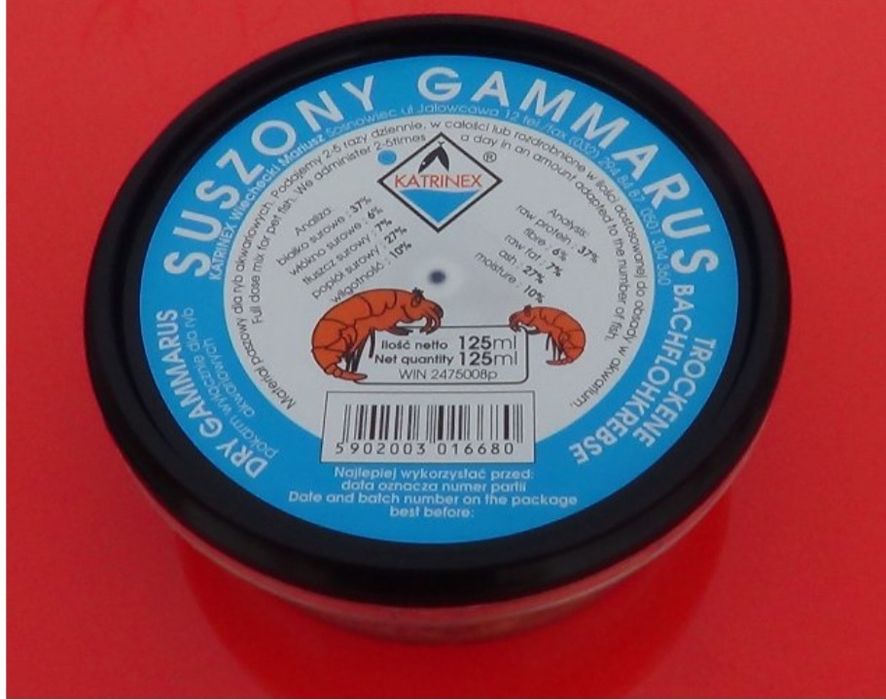 Gammarus suszony 125ml