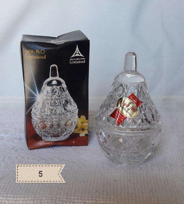 Várias peças cristal