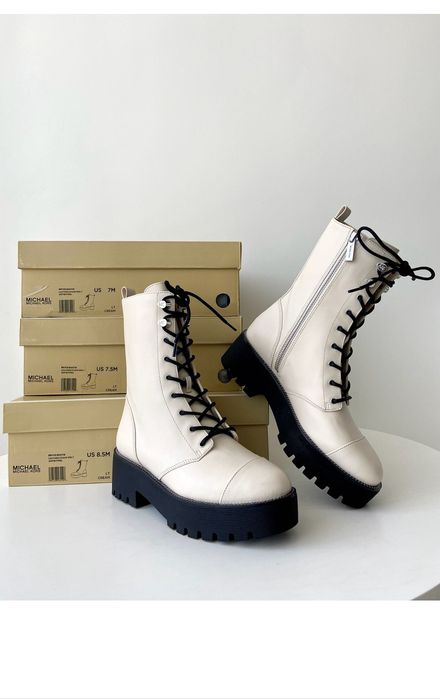 Мichael Kors Жіночі шкіряні черевики ботінки женские кожаные ботинки