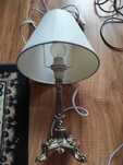 Lampa metalowa ciężka zabytkowa super stan