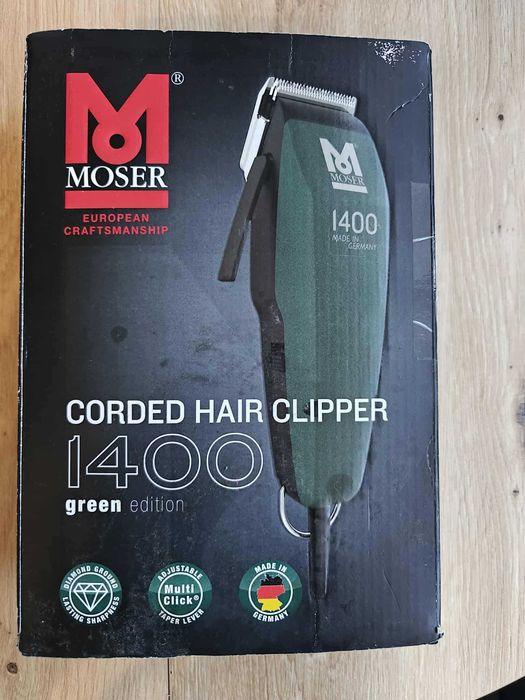 Maszynka do strzyżenia włosów Moser Zielona