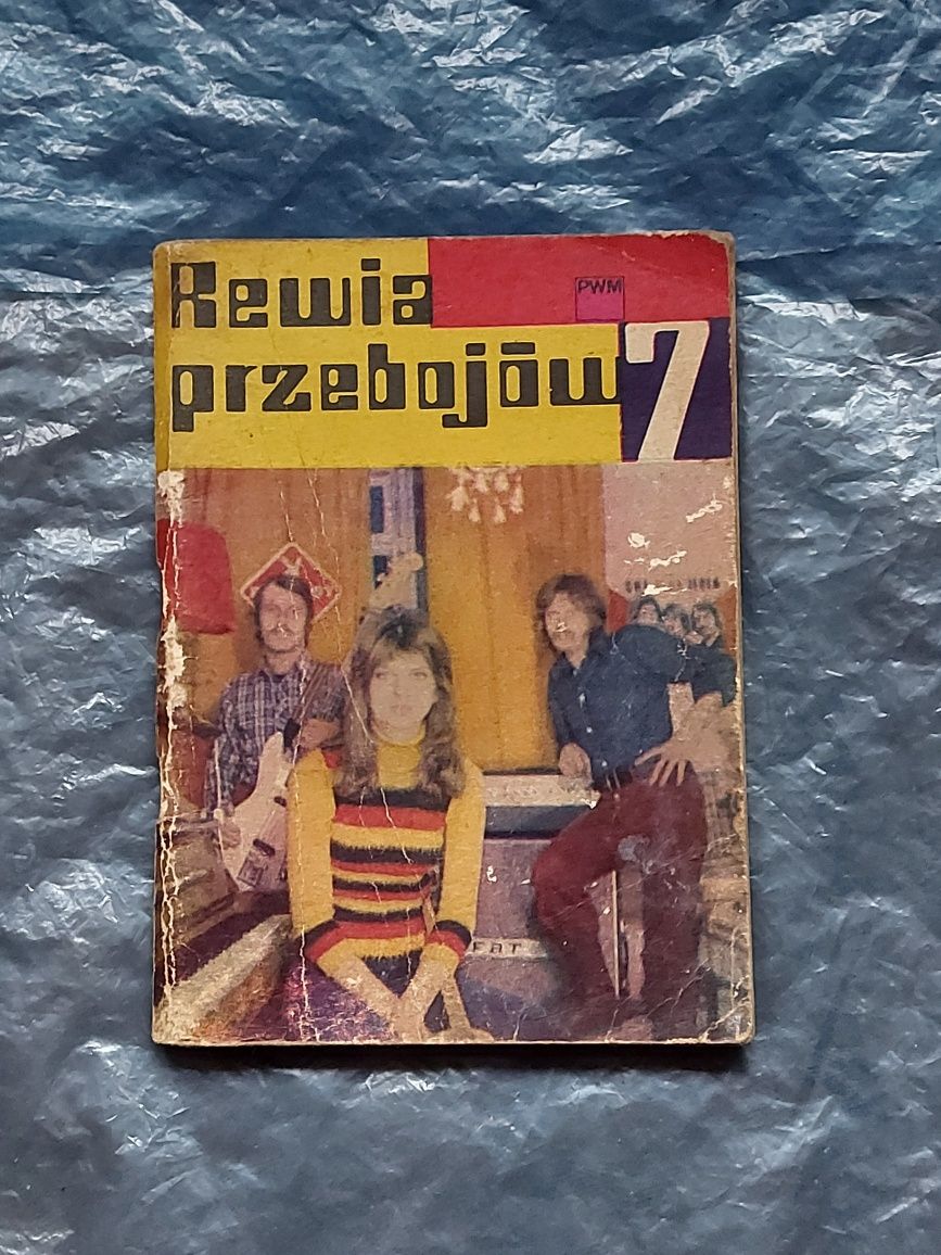 Książeczka Rewja Przebojów melodie i teksty 1973r PRL unikat