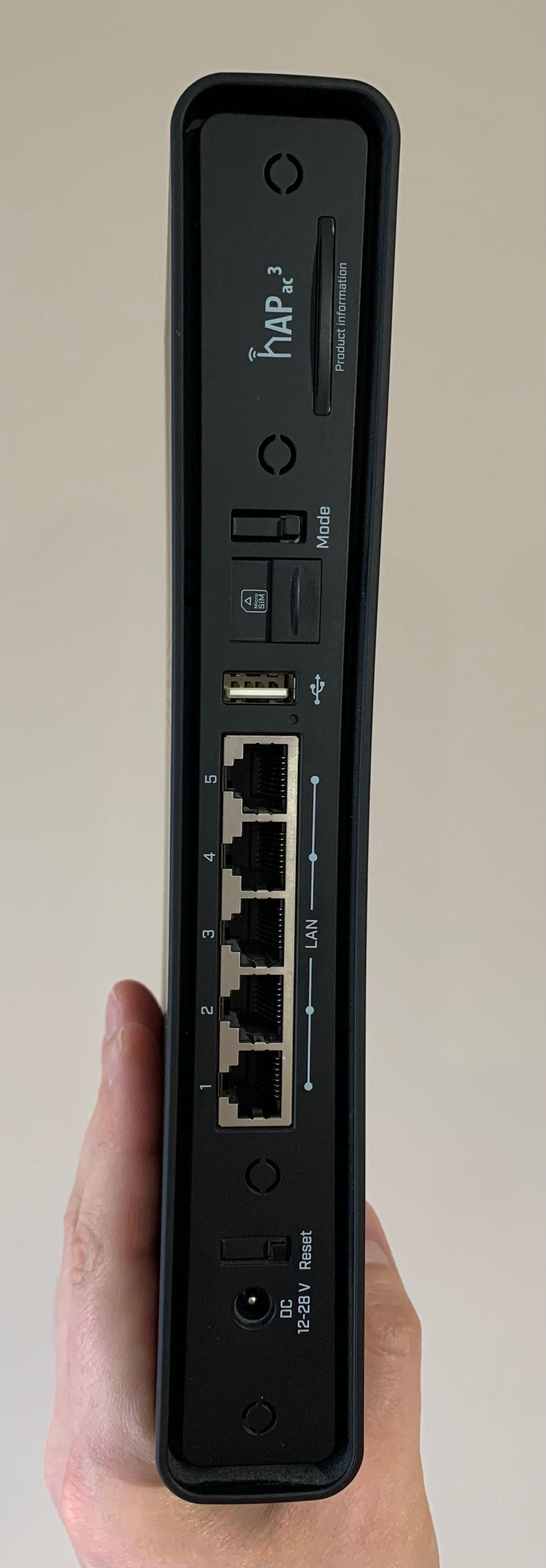 Маршрутизатор (роутер) MikroTik hAP ac3 LTE6