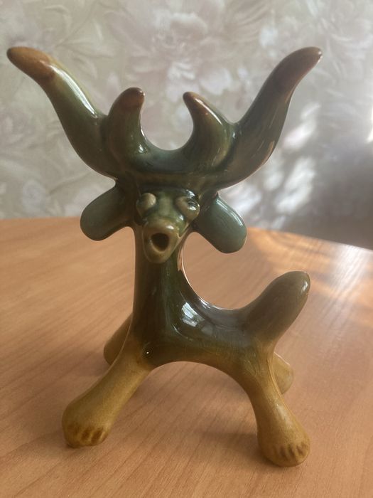 Чудо зверь ,Васильковская майолика 13 см