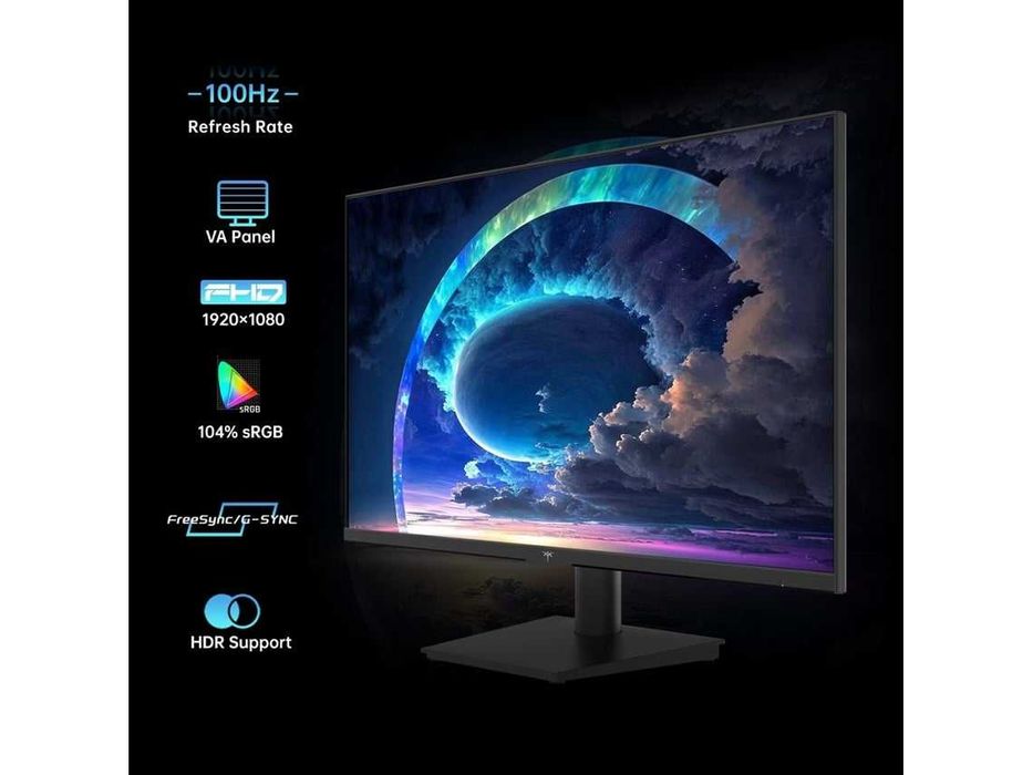Monitor de Jogos KTC H24V13 23.8Polegadas 100Hz 1920X1080 Adaptivesync