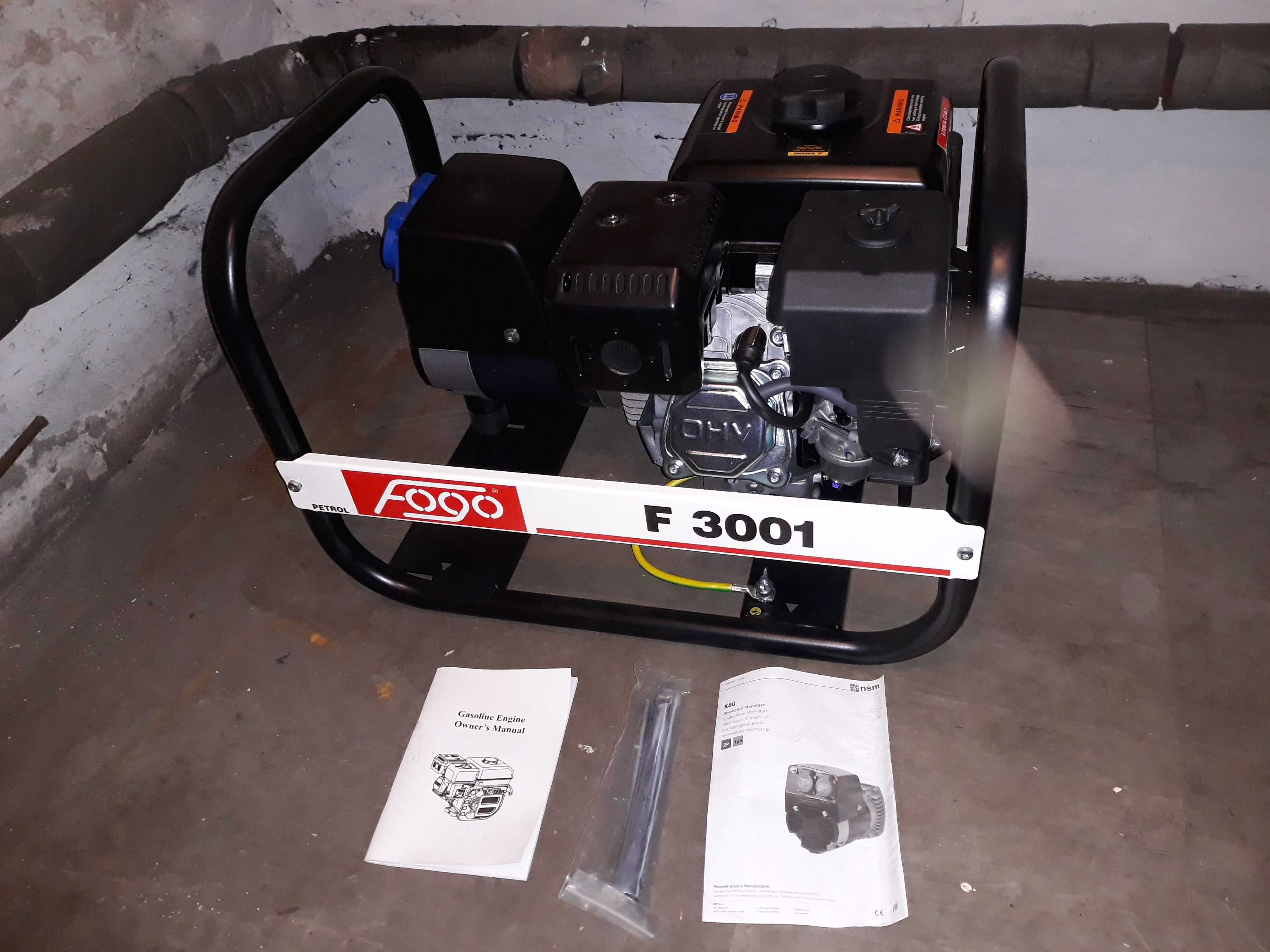 Agregat prądotwórczy FOGO F3001 3kW 230V GENERATOR