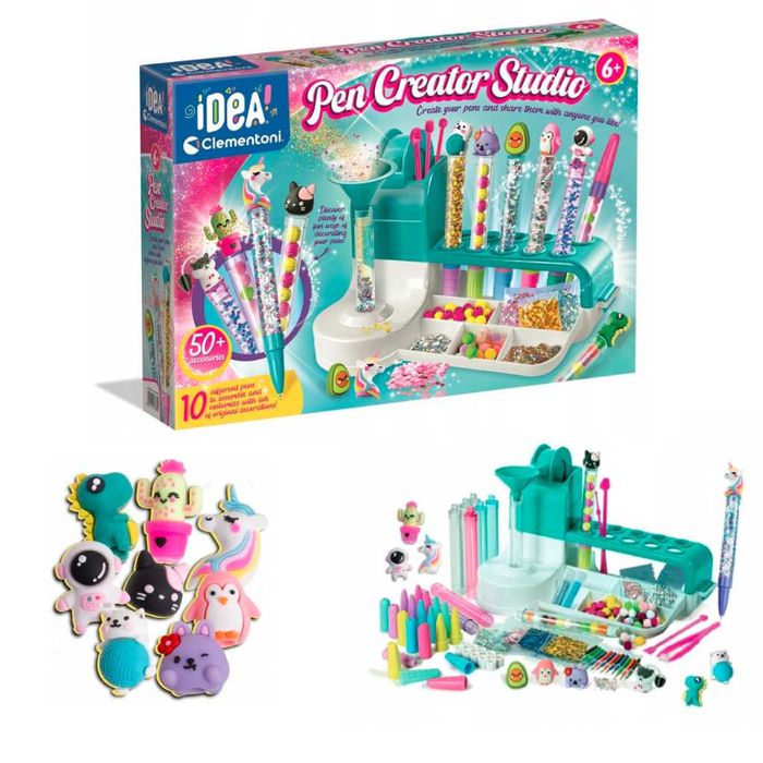 Clementoni Crea Idea Fabryka Długopisów – stwórz własny długopis