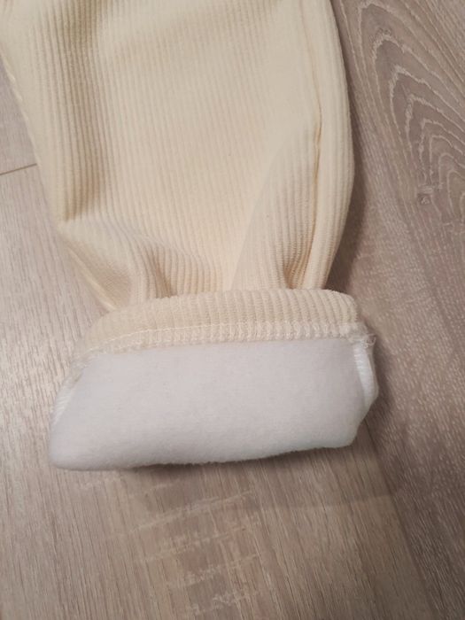 Утеплені вельветові джинси на дівчинку