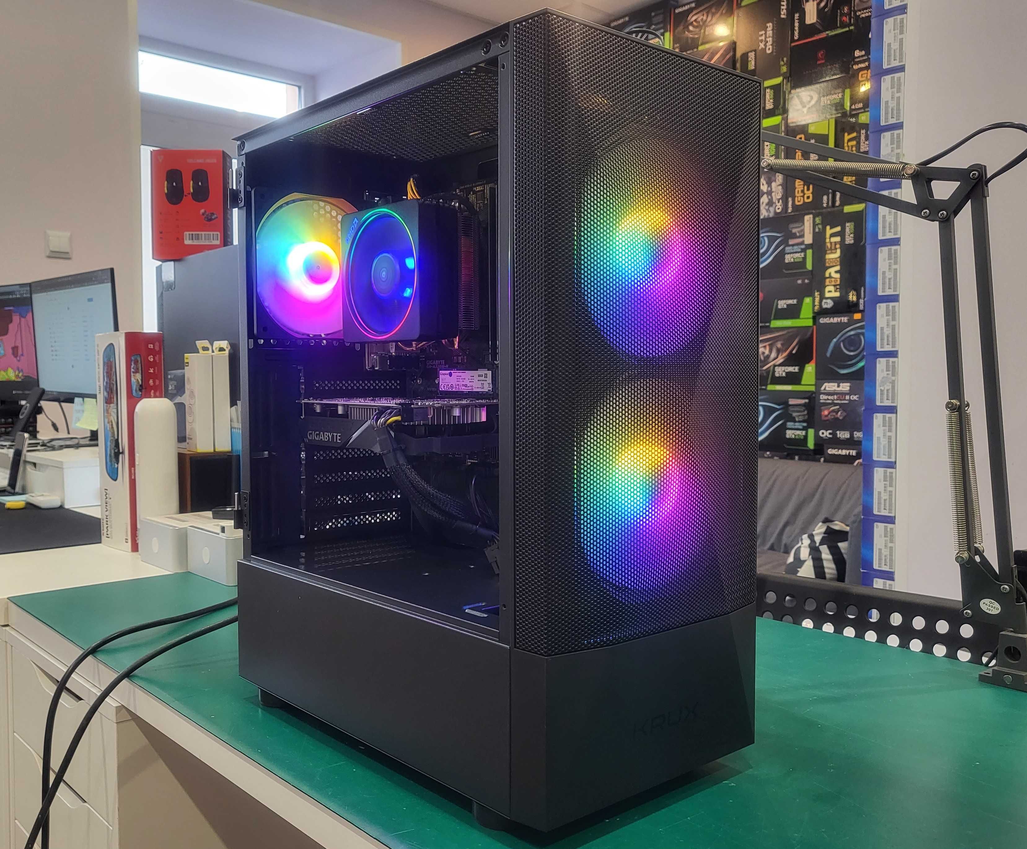 KOMPUTER DO GIER | i5-12400F 4,40Ghz | RX 7600 8GB | 32GB | SSD 500GB