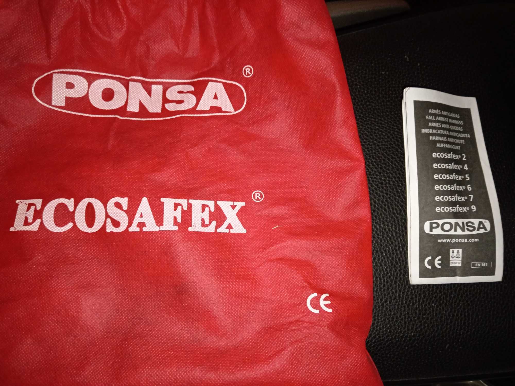 Arnês Ponsa Ecosafex Kit Anti-queda - NUNCA FOI UTILIZADO / NOVO