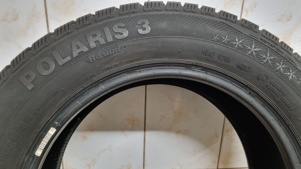4 opony zimowe 185/65 R15 88T Barum Polaris 3