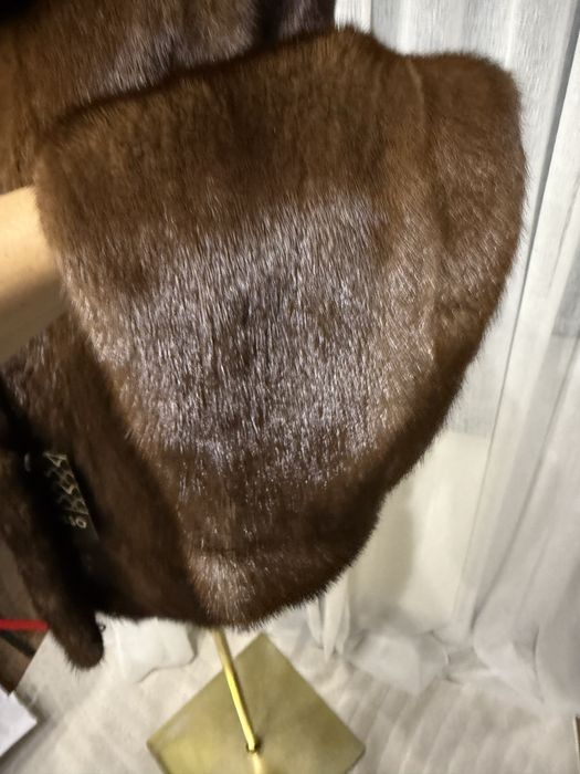 Futro naturalne z norek rozmiar XS S