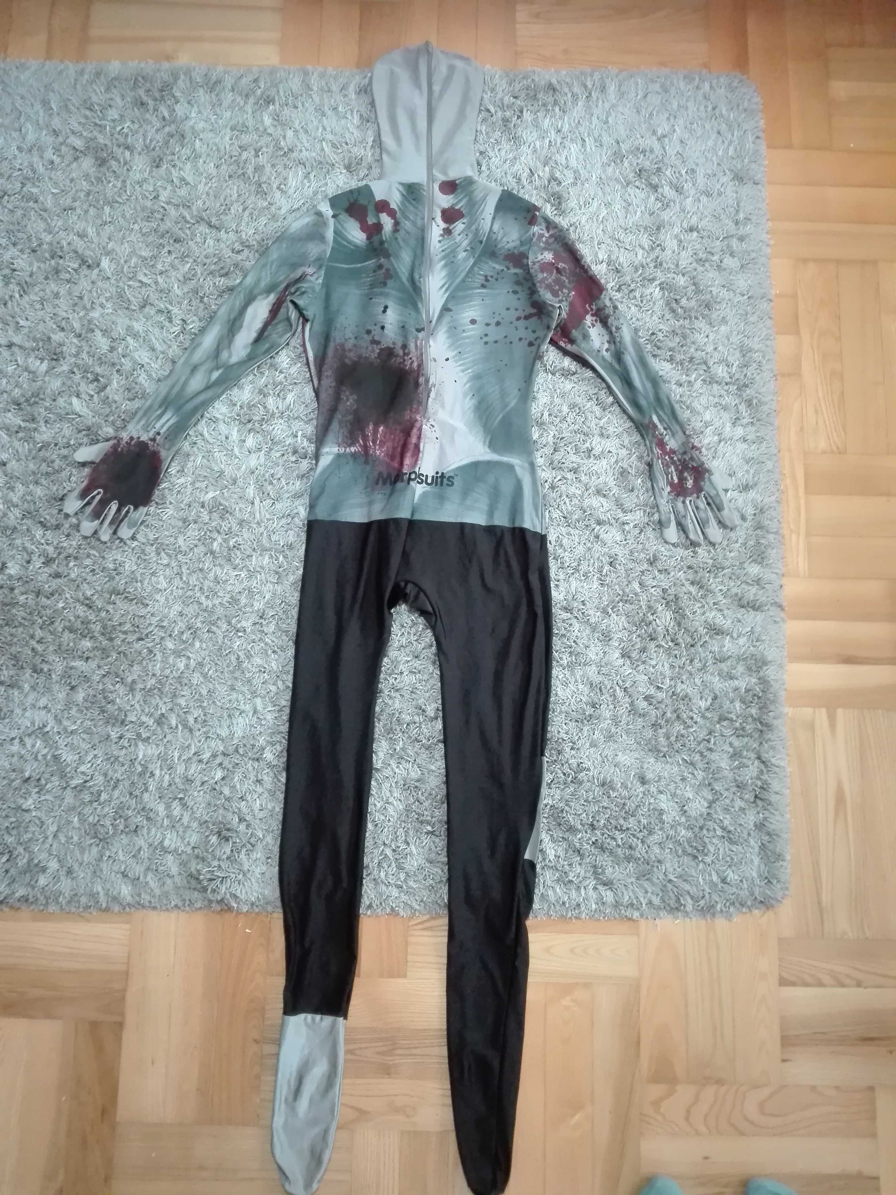 kostium zombie, śmierć, upiór, L/XL, 164-170, karnawał, przebranie