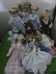 Lote de bonecas em porcelana