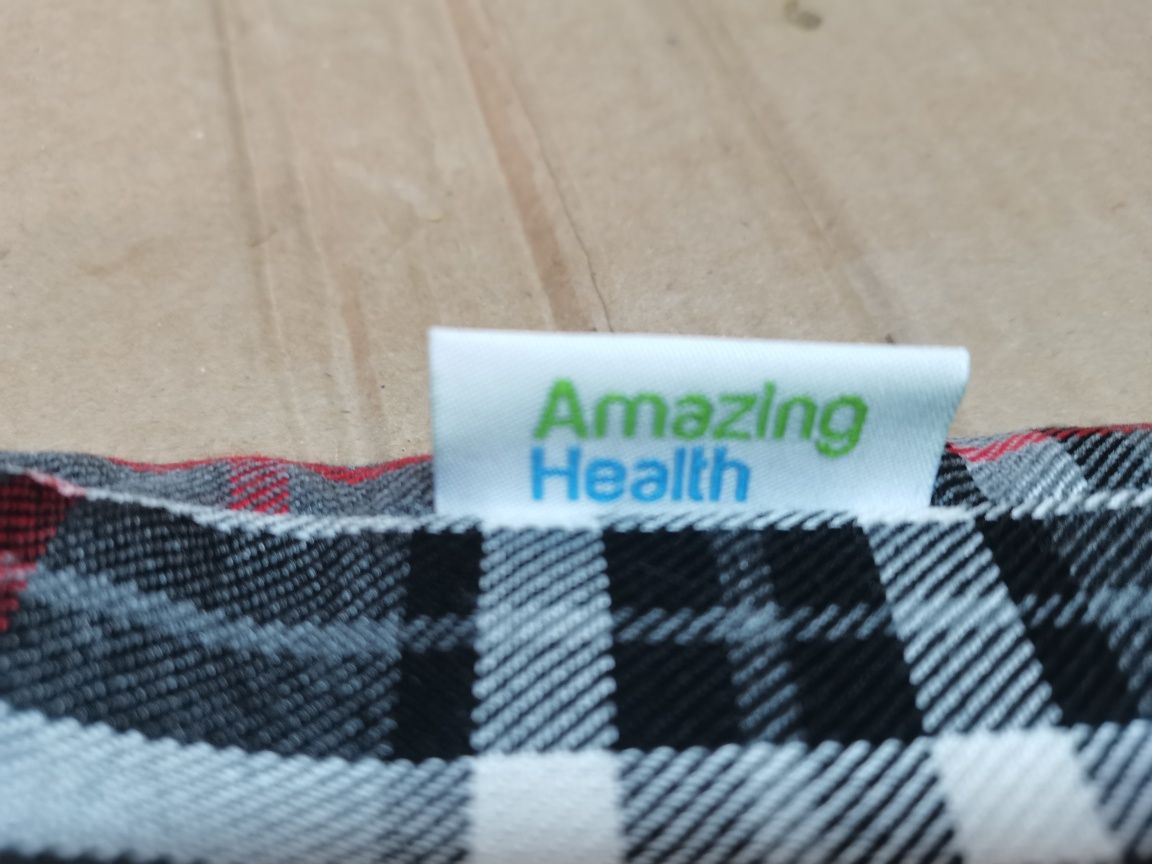 Amazing Health szara  tartan luksusowa bezzapachowa