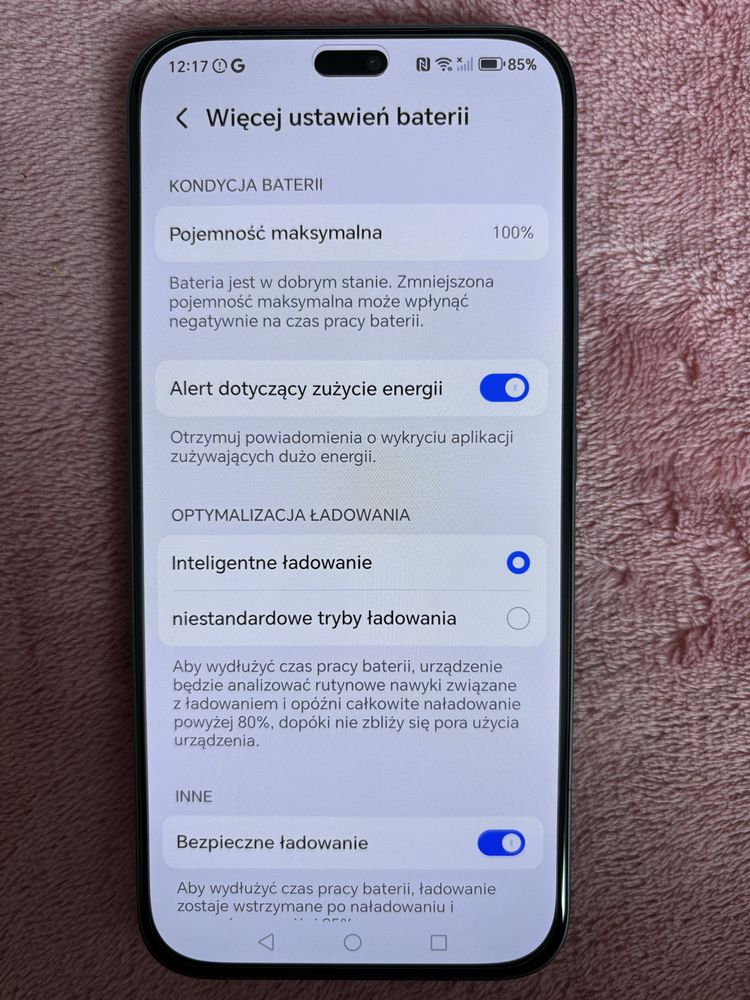 Honor 400 Lite Android telefon w kolorze czarnym