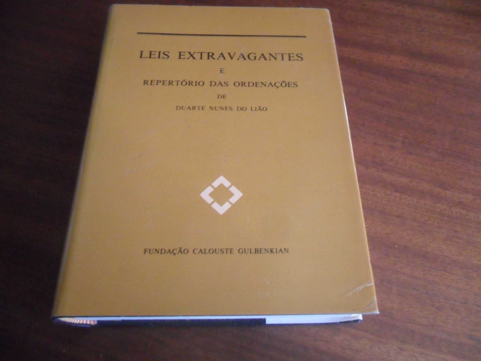 "Leis Extravagantes e Repertório das Ordenações" -Duarte Nunes de Leão