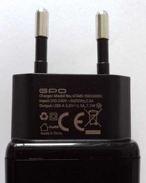 Carregador USB 1.5A