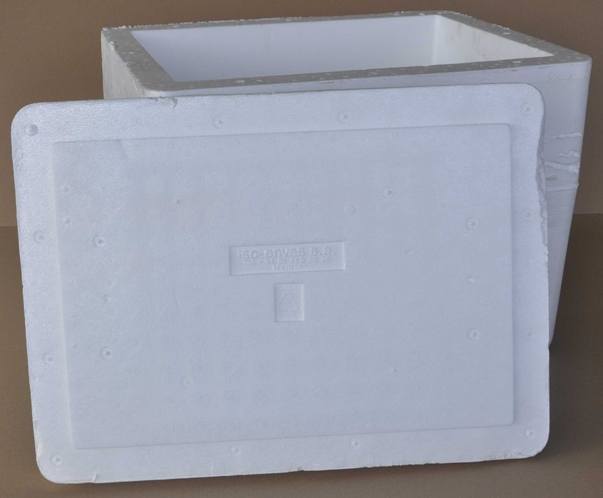 StyroBox Pudło Styropianowe Przenośna Lodówka Pudełko Izolacyjne Duże