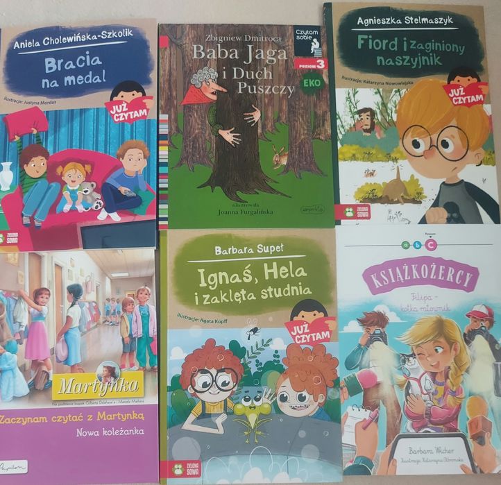 Książki do nauki czytania poziom 2 i 3