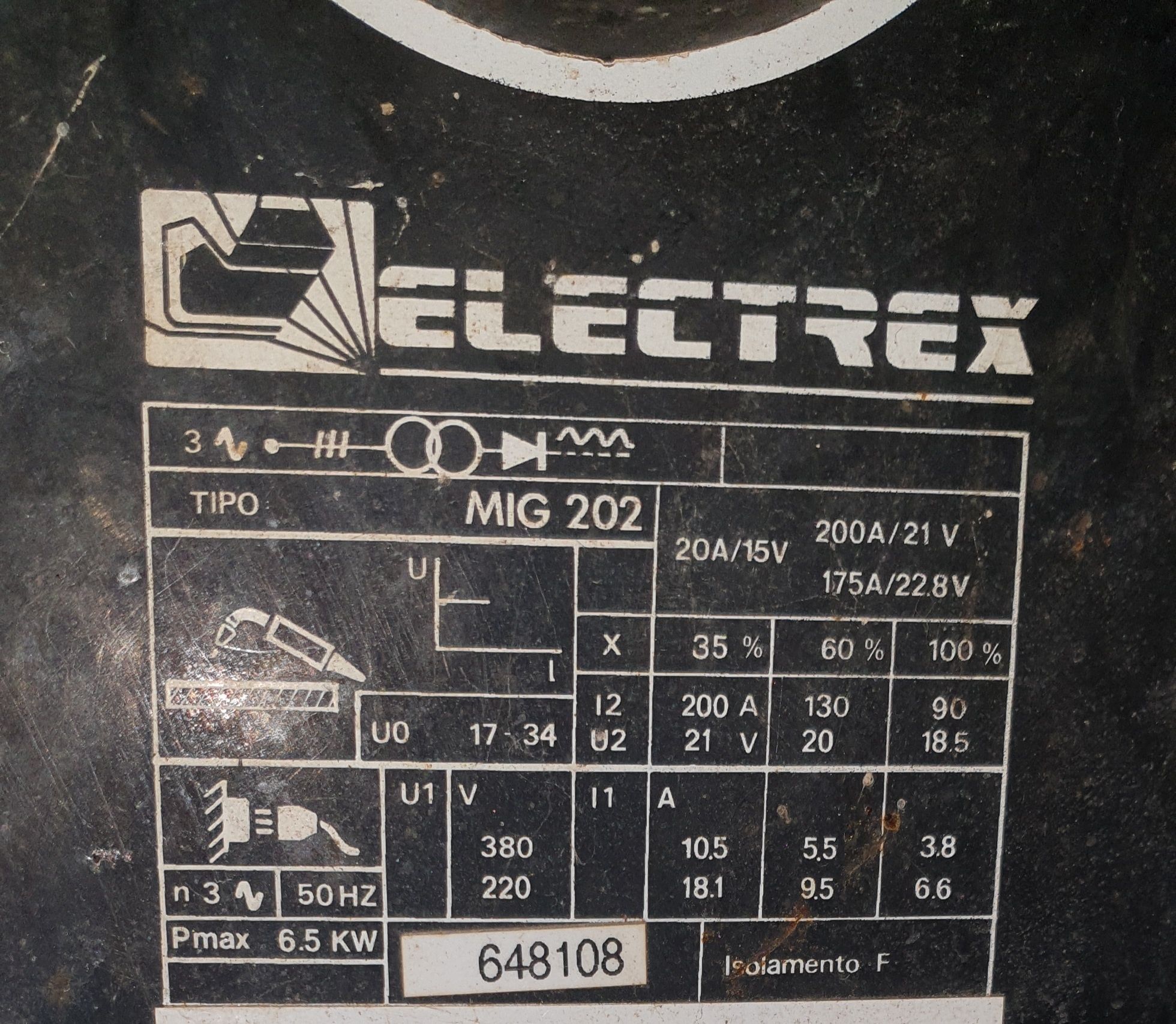 soldador MIG 202 compacto Electric
