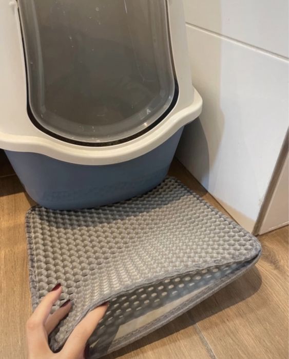 Mata na żwirek pod kuwetę dla kota nowa