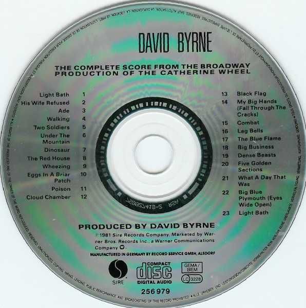 David Byrne - The Catherine Wheel (CD)