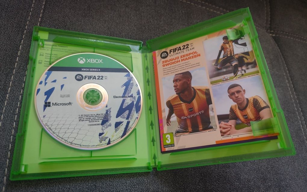 Fifa 22, 2022 Xbox Series X, 4K, Polska Wersja, idealna