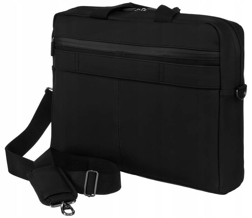 torba na laptopa z syntetycznego materiału - peterson