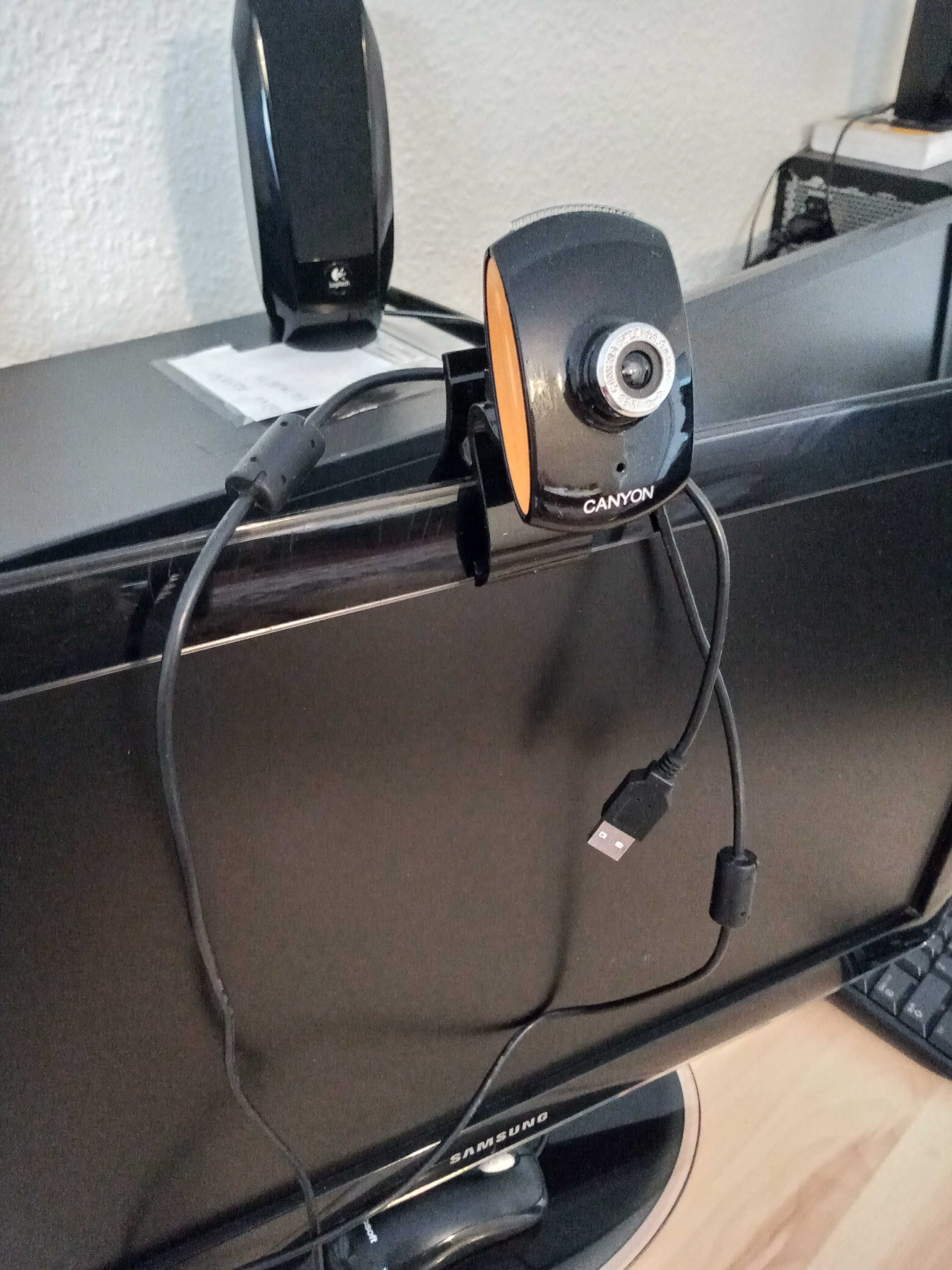 uzywana kamera internetowa CANYON, przewod USB, 1 właściciel