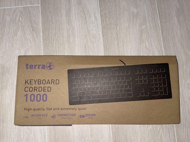 Клавіатура Terra Keyboard 1000 Corded USB Black