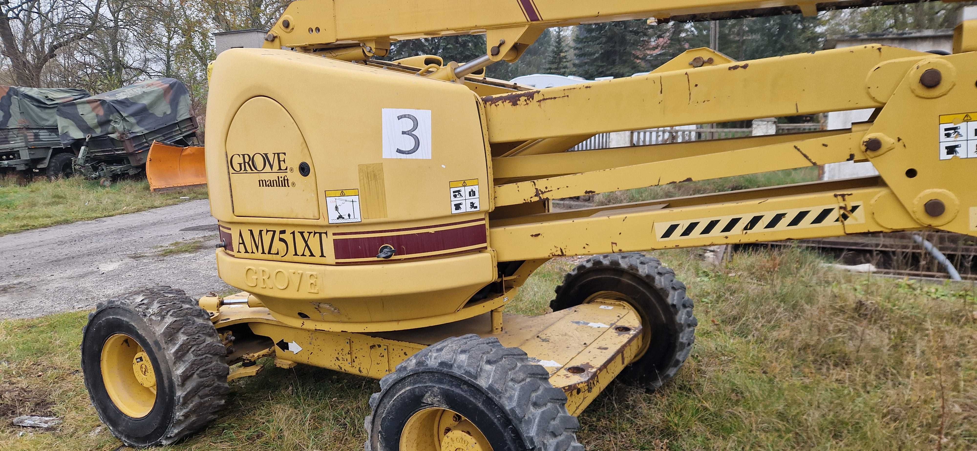 Grove AMZ51XT zwyżka podnośnik koszowy silnik deutz f4l1011