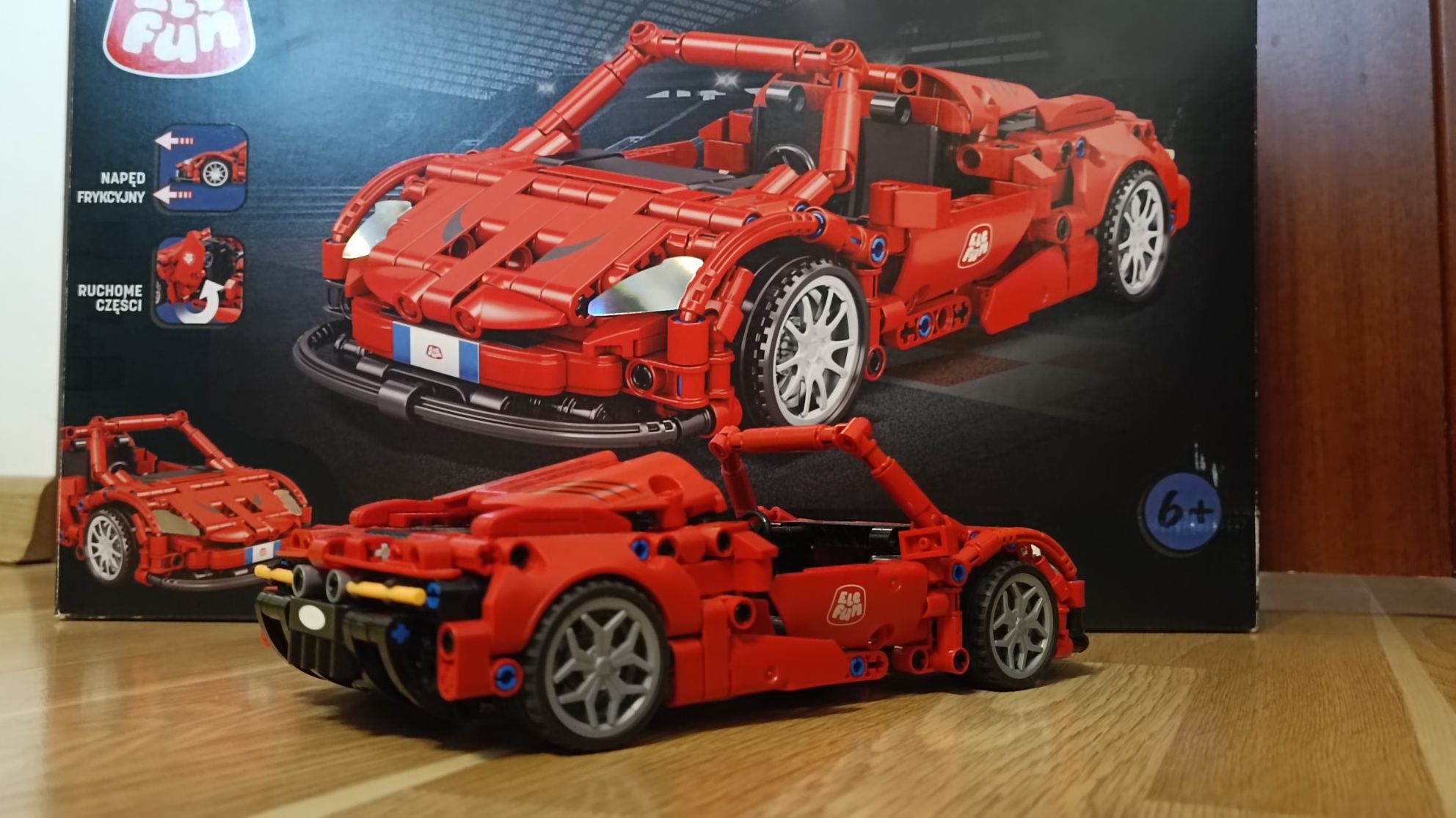 Elefun Race Car Blocks 450 елементів (LEGO) конструктор