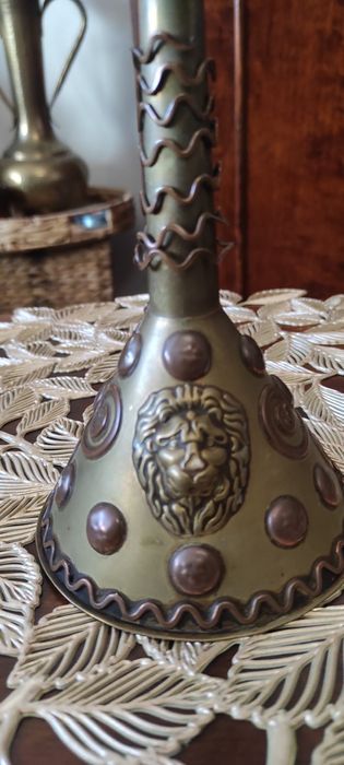 Lampa oliwna mosiężna