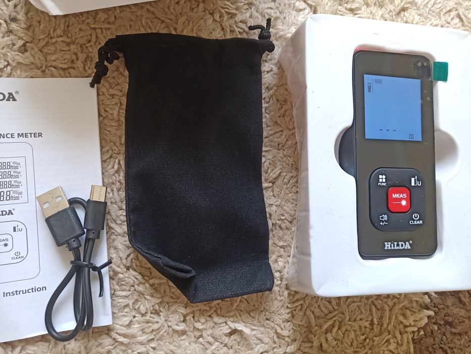 Новый Рулетка лазерная hilda  50м дальномер лазерный уровень