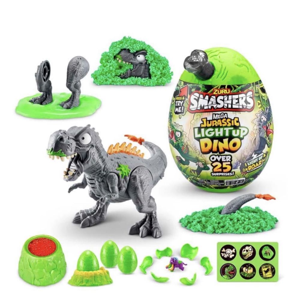 Яйцо Zuru Smashers MEGA Jurassic Dino T-Rex!